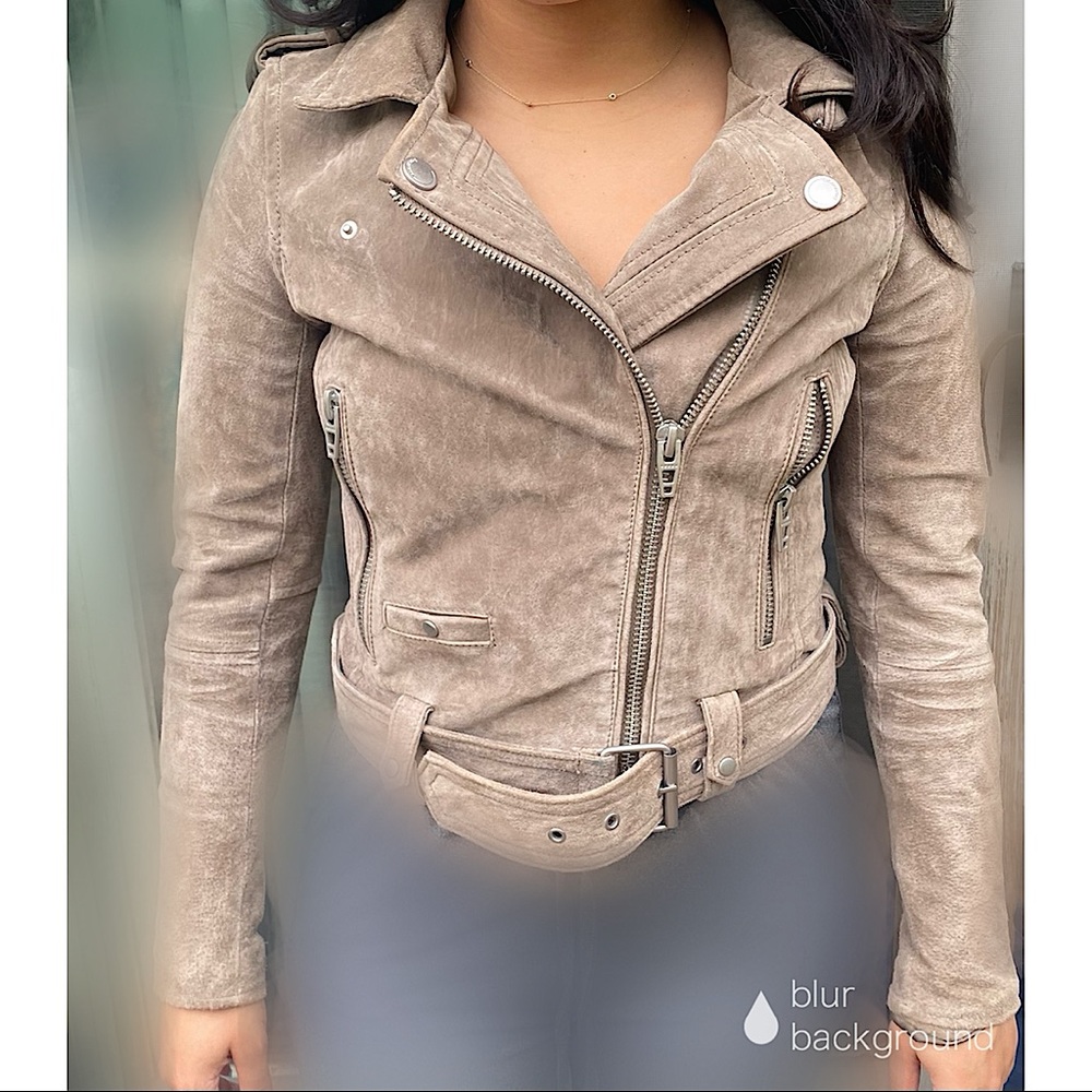 Blank NYC Suede Moto Jacket